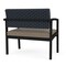 Lesro Lenox Steel Bariatric Chair Metal Frame, Black, RS Night Sky Back, MD Farro Seat LS1401 - alternate 2